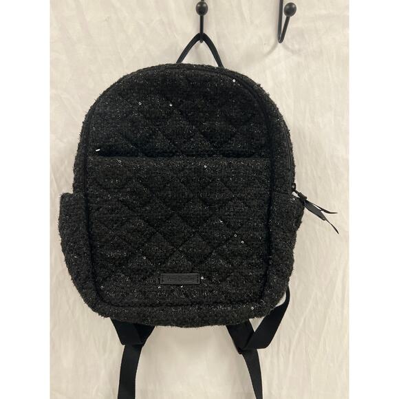 NWT Vera Bradley Small Backpack Black - Picture 2 of 8